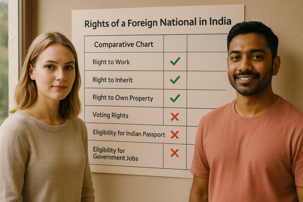 https://thebarristertalk.com/comparative-chart-rights-of-a-foreign-national-in-india/